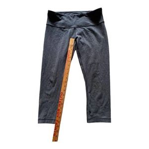 Lululemon Leggings Women Size 10 Gray Crop Pant